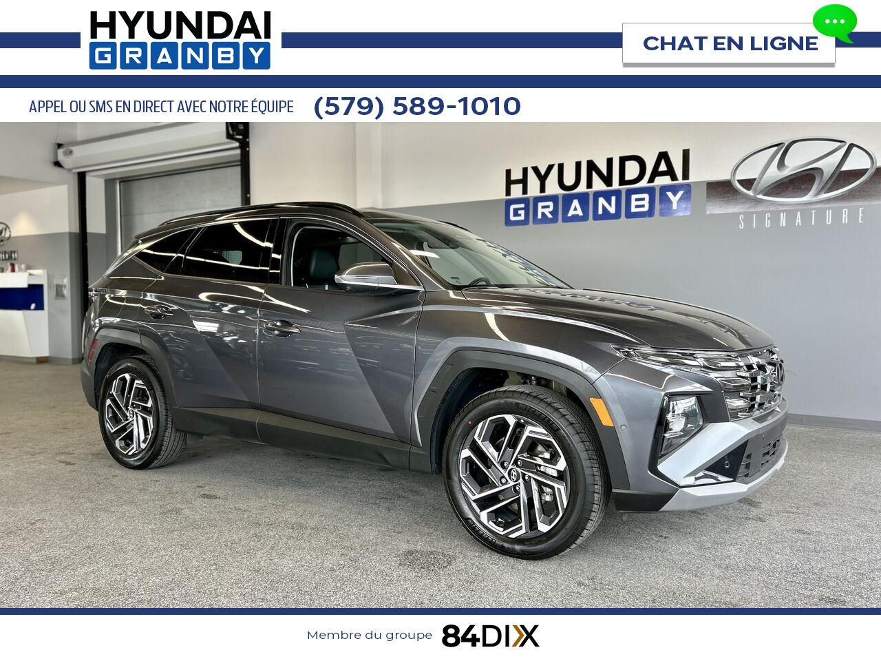 Hyundai Tucson hybride rechargeable 2025 Gris Granby - photo #0