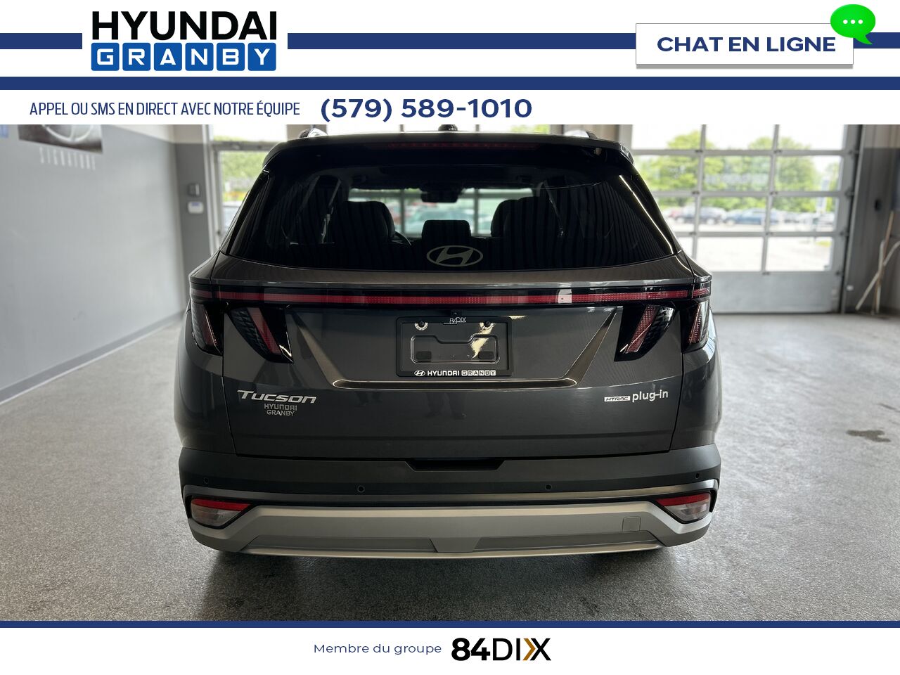 Hyundai Tucson hybride rechargeable 2025 Gris Granby - photo #4