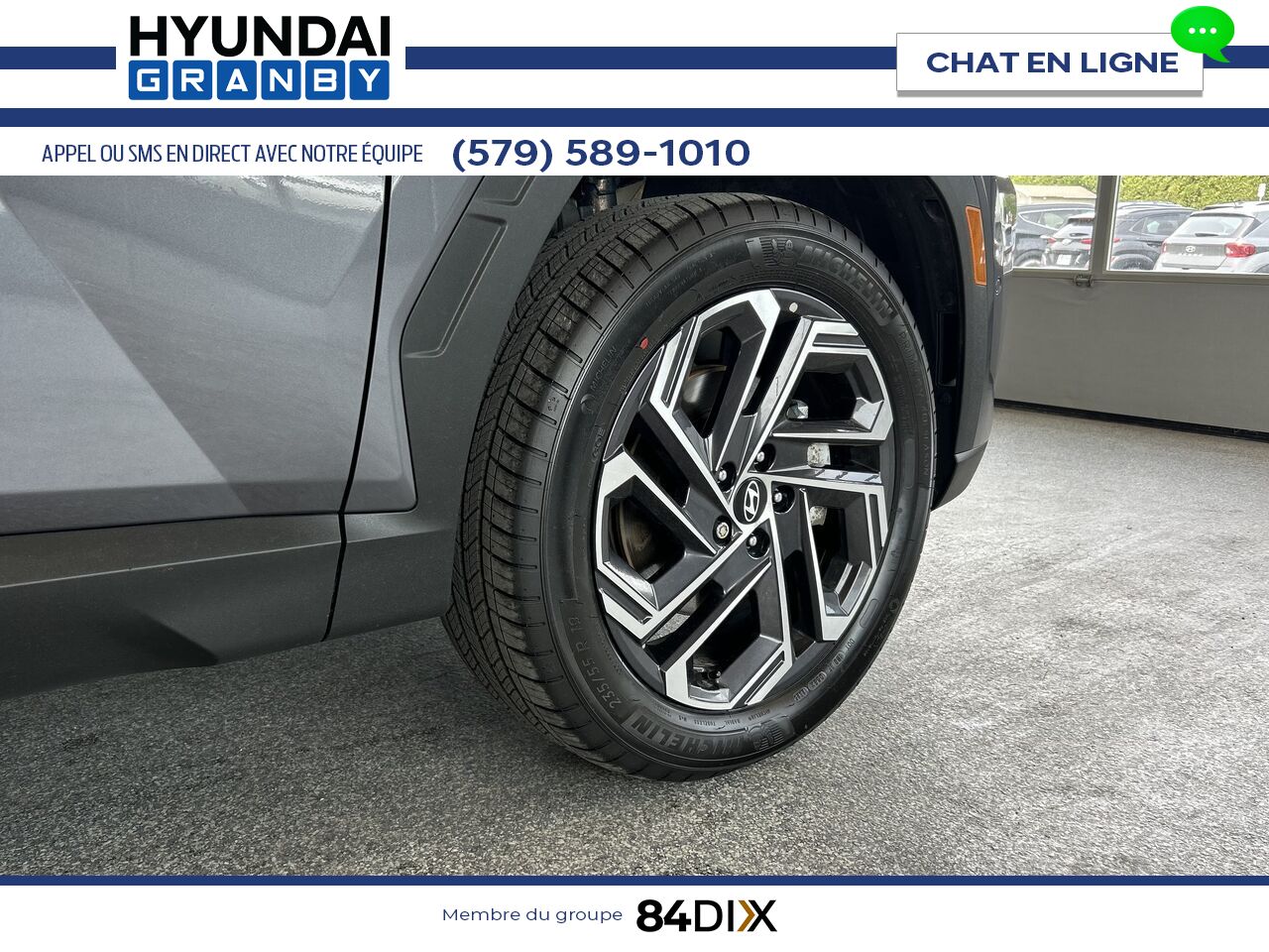 Hyundai Tucson hybride rechargeable 2025 Gris Granby - photo #7