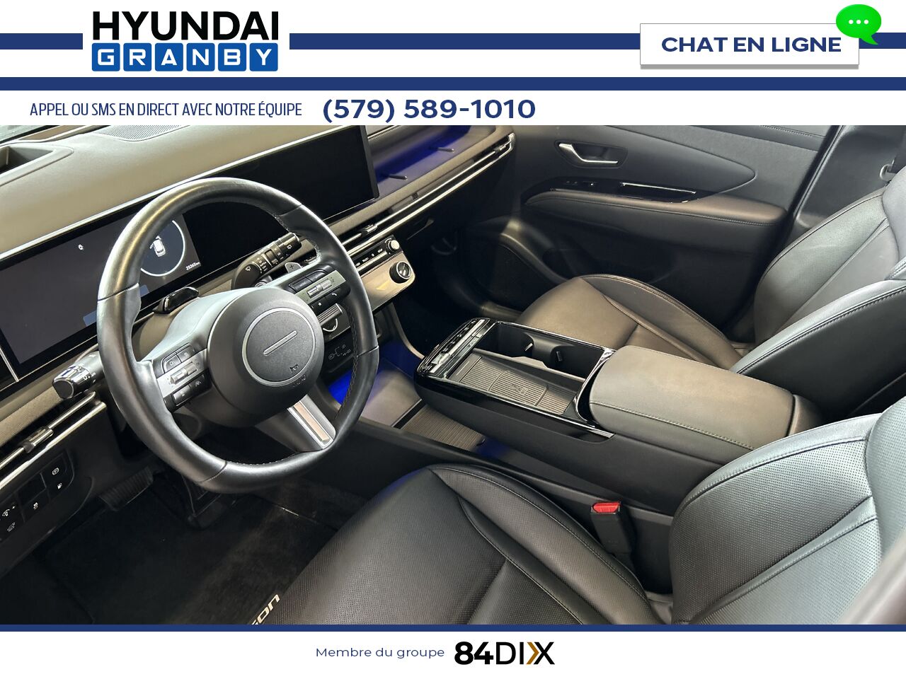 Hyundai Tucson hybride rechargeable 2025 Gris Granby - photo #8