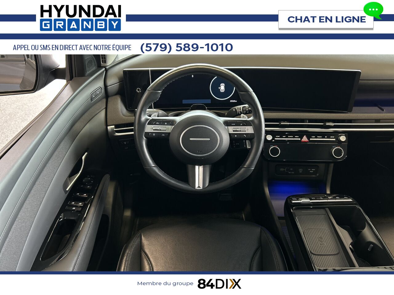 Hyundai Tucson hybride rechargeable 2025 Gris Granby - photo #10
