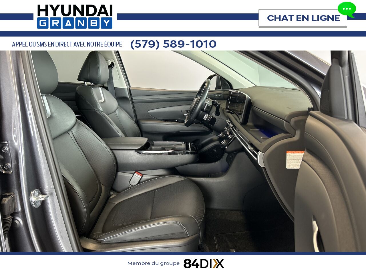 Hyundai Tucson hybride rechargeable 2025 Gris Granby - photo #20