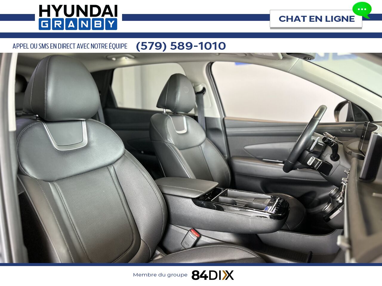 Hyundai Tucson hybride rechargeable 2025 Gris Granby - photo #21