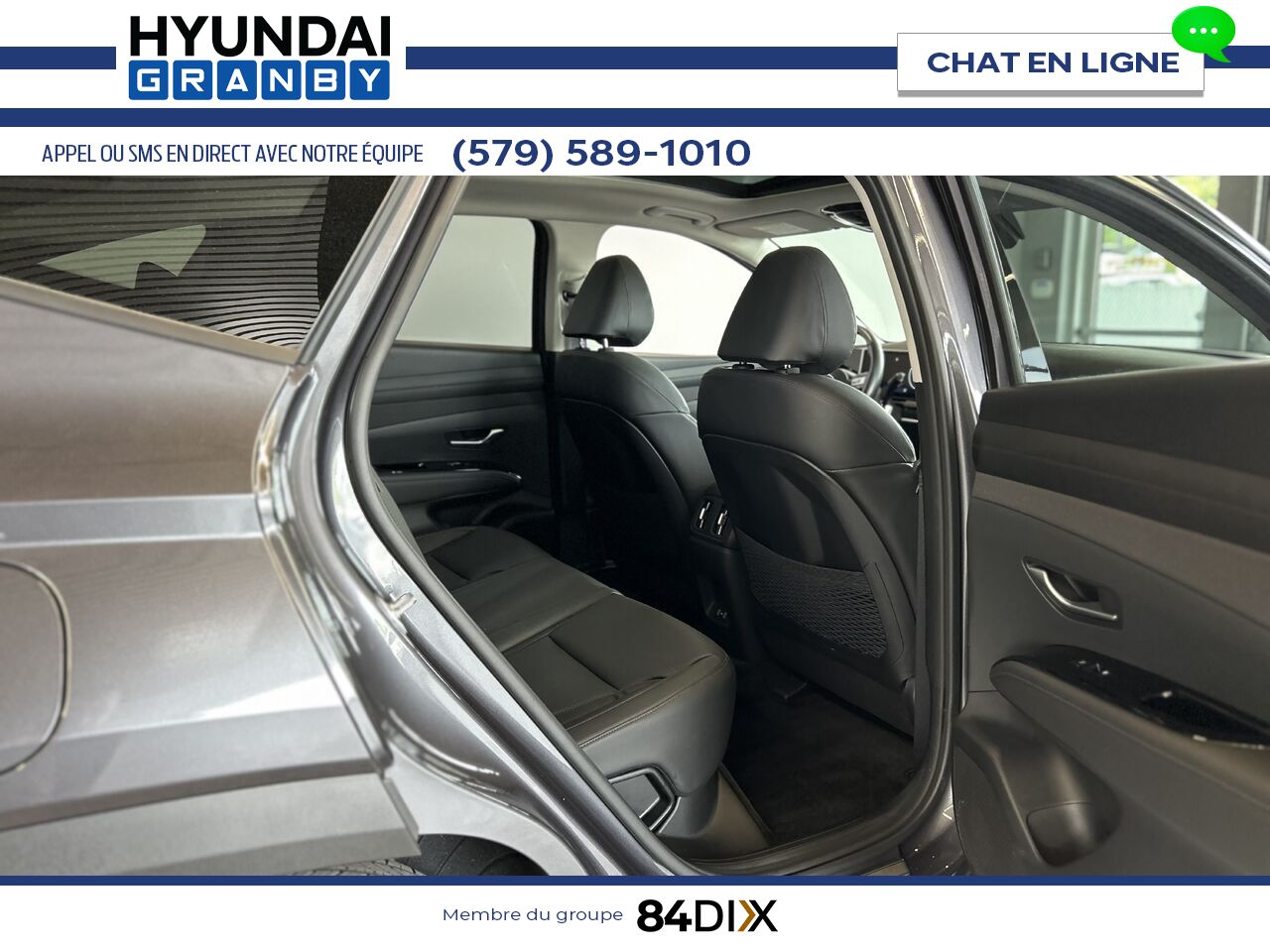 Hyundai Tucson hybride rechargeable 2025 Gris Granby - photo #24