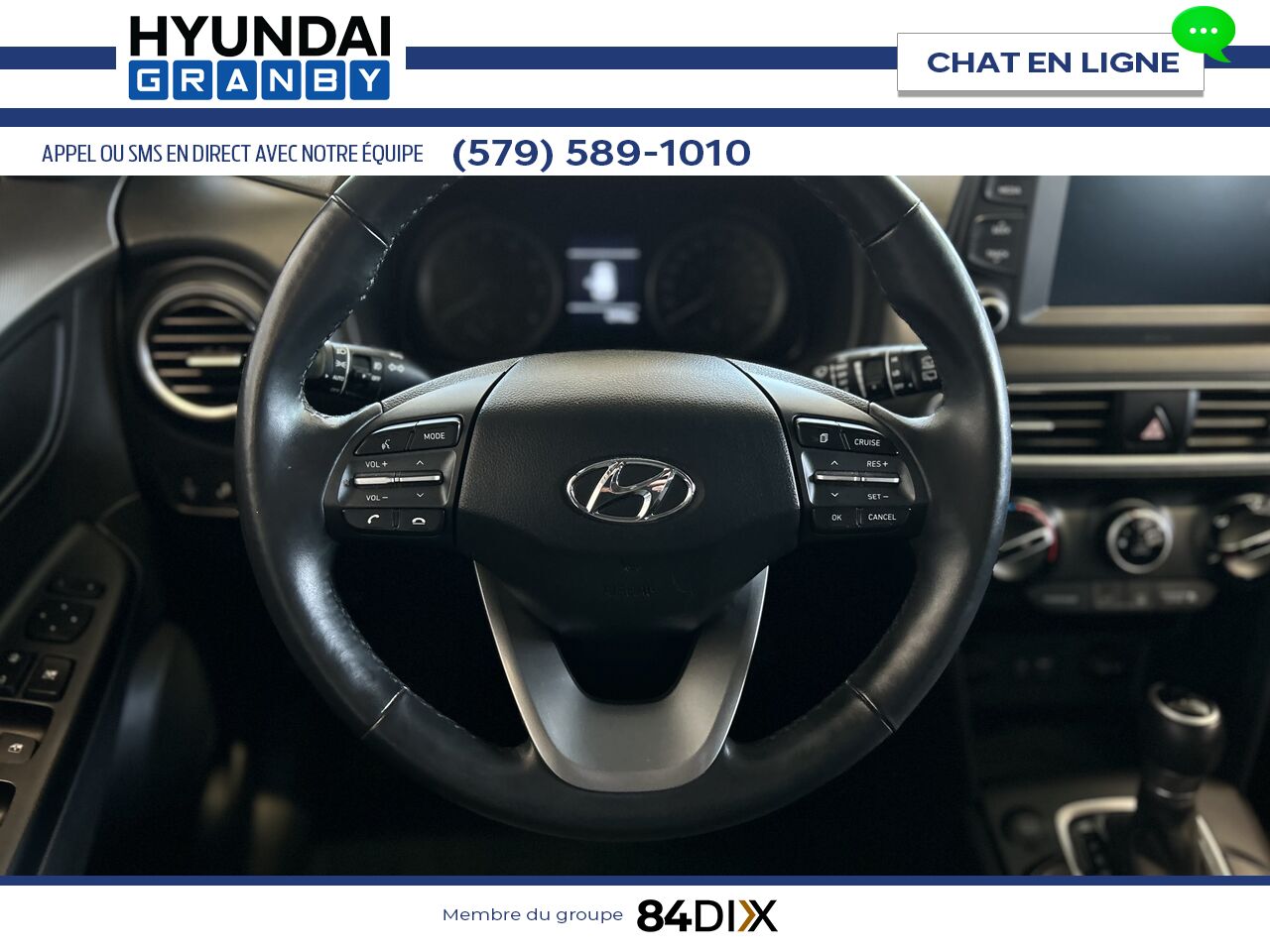 Hyundai Kona 2019 Blanc Granby - photo #11