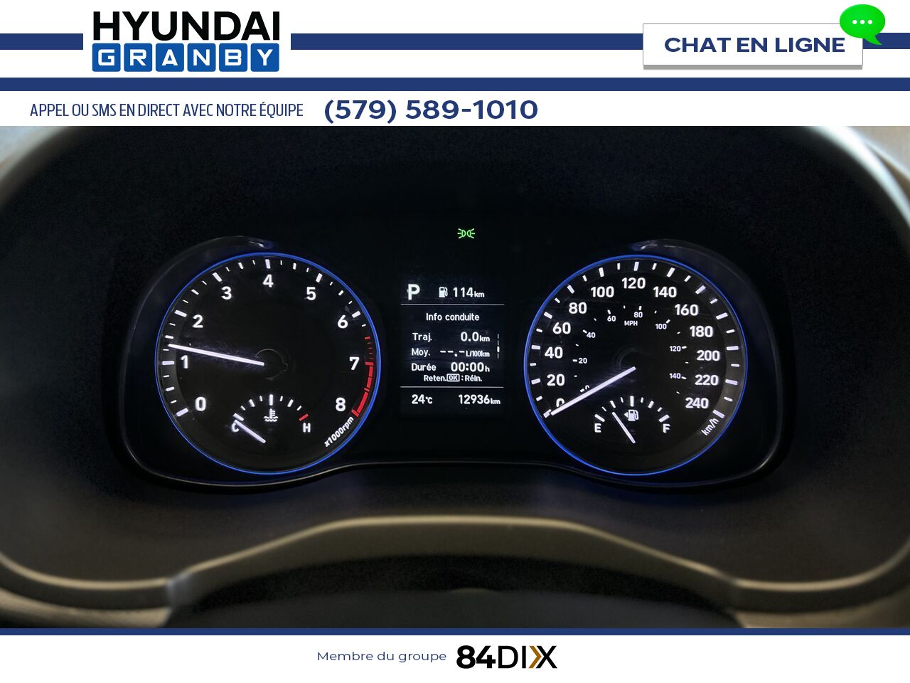 Hyundai Kona 2019 Blanc Granby - photo #12
