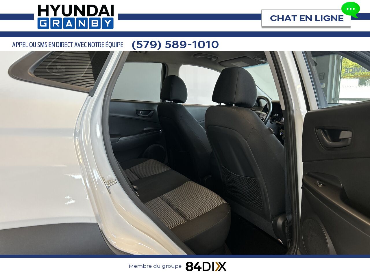 Hyundai Kona 2019 Blanc Granby - photo #22