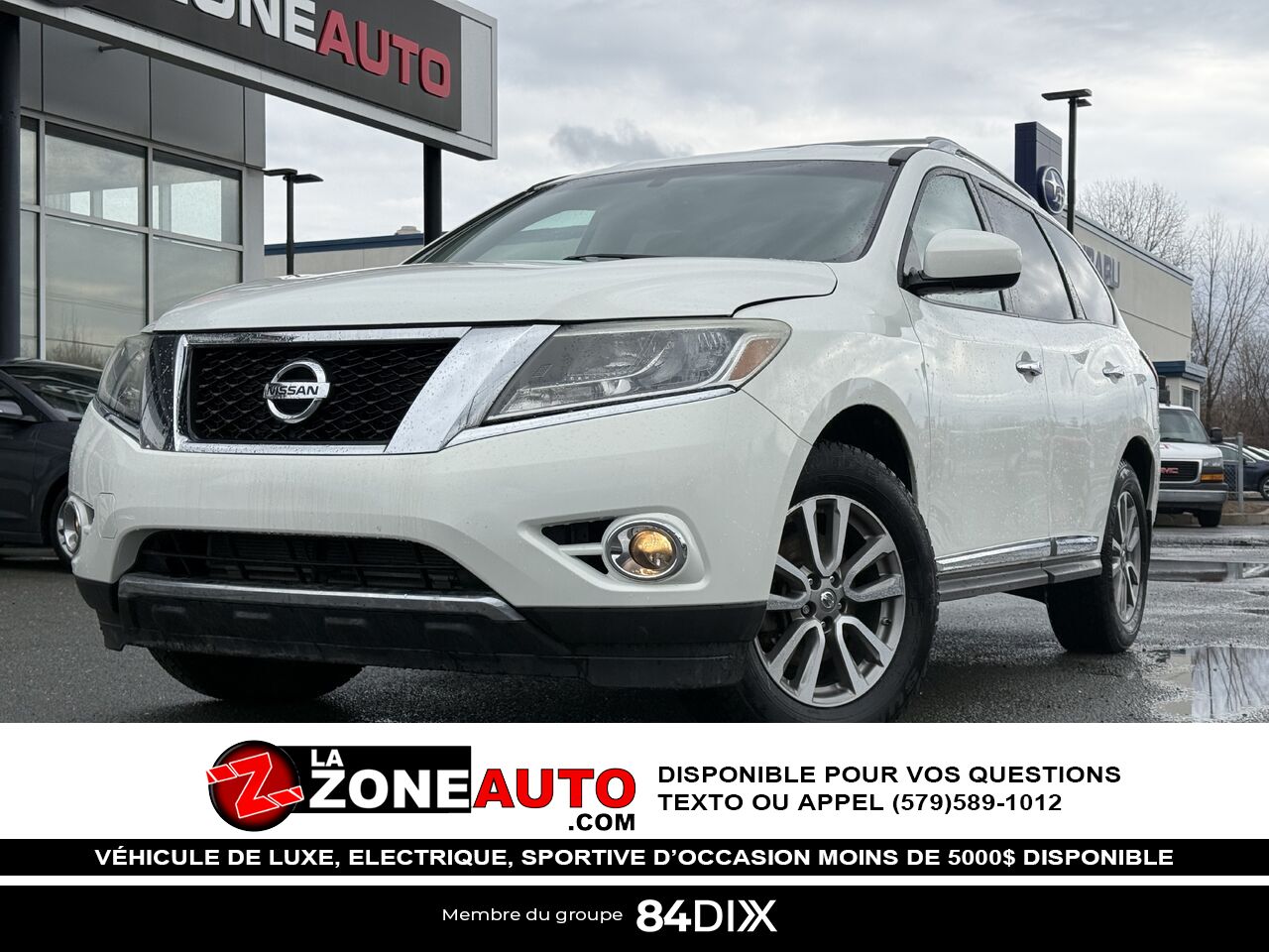 Nissan Pathfinder AWD 2014 Blanc Granby - photo #0