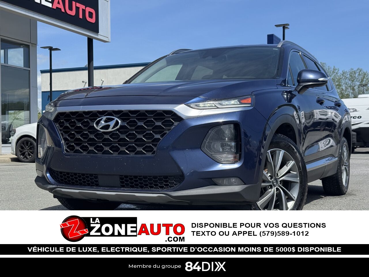 Hyundai Santa Fe AWD 2019 Bleu Granby - photo #0