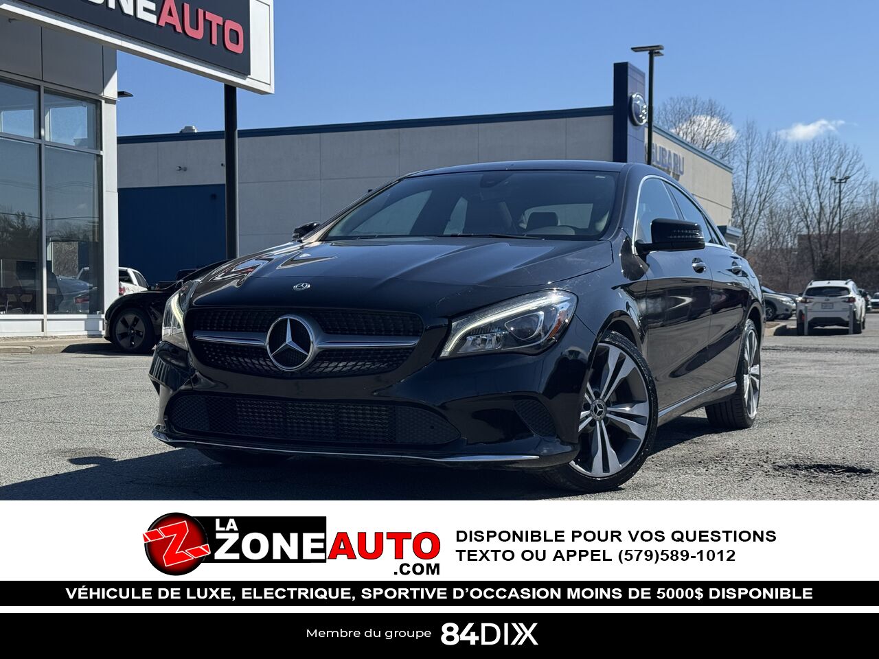 Mercedes-Benz CLA250 Coup&eacute; 2019 Noir Granby - photo #0