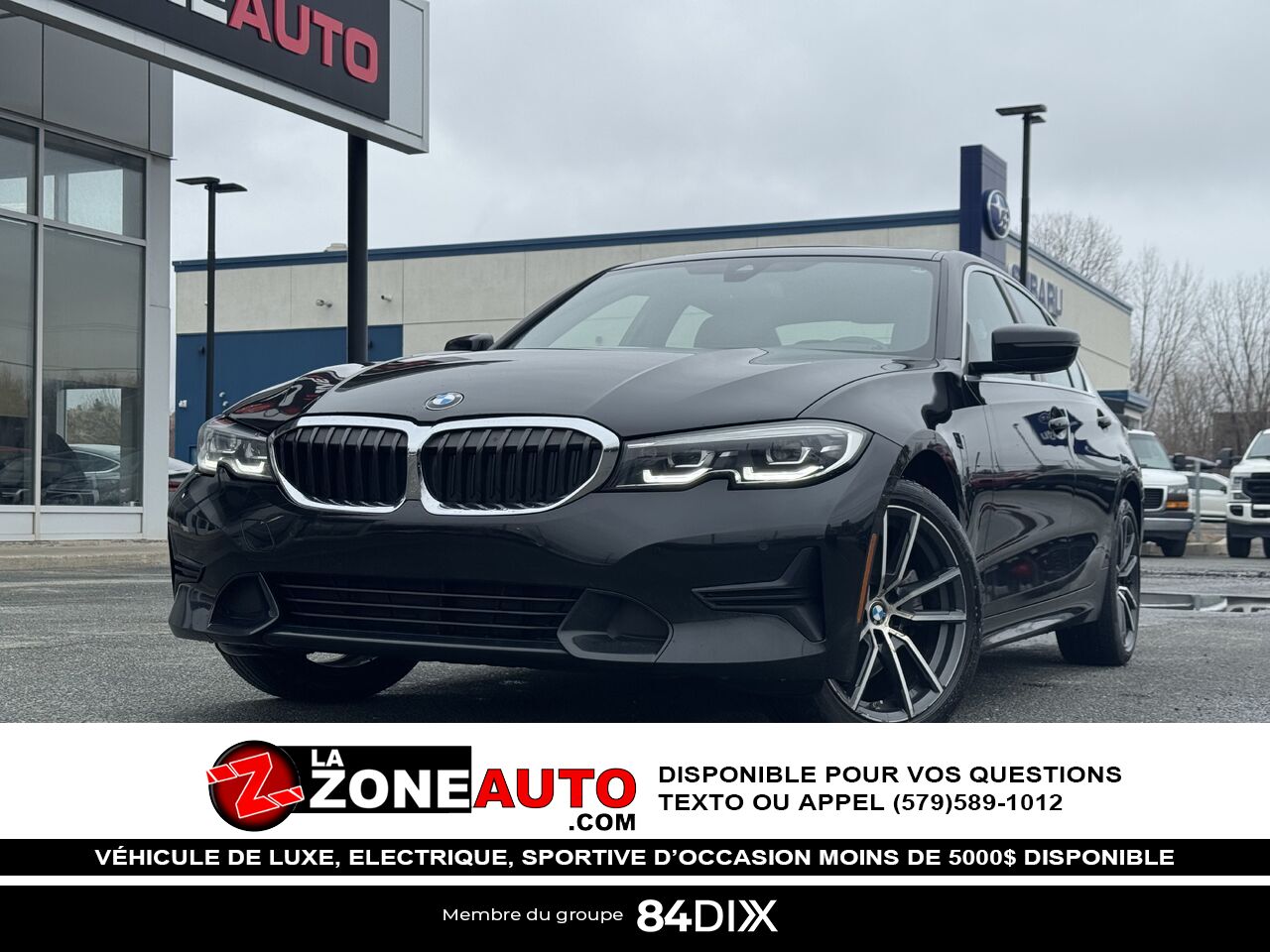 BMW 330xi 2019 Noir Granby - photo #0
