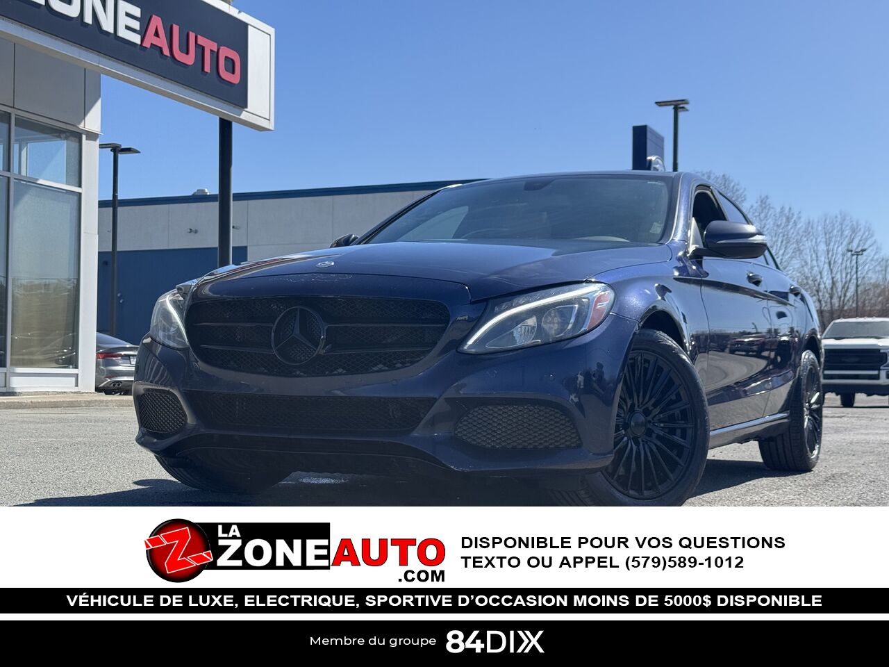 Mercedes-Benz Classe-C 2015 Bleu Granby - photo #0