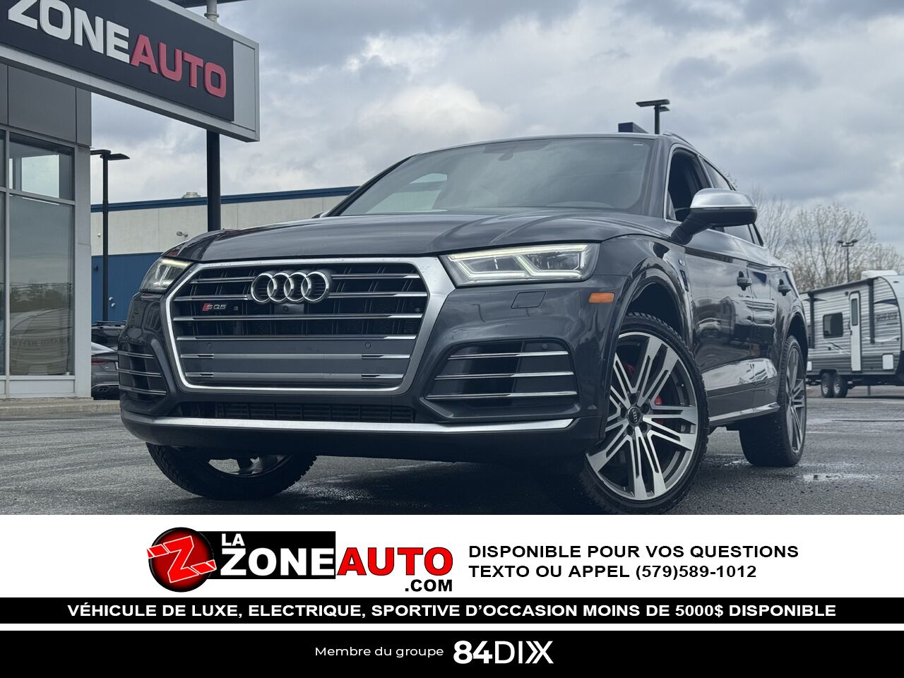 2018 Audi SQ5 gray Granby - photo #0