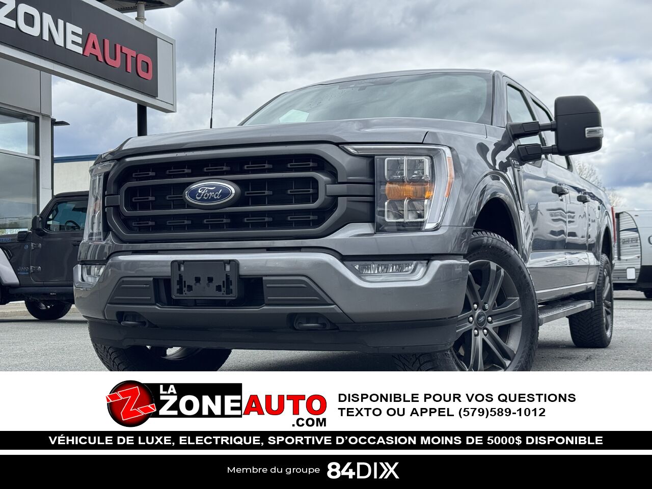 Ford F-150 XLT FX4 302A 2022 Gris Granby - photo #0