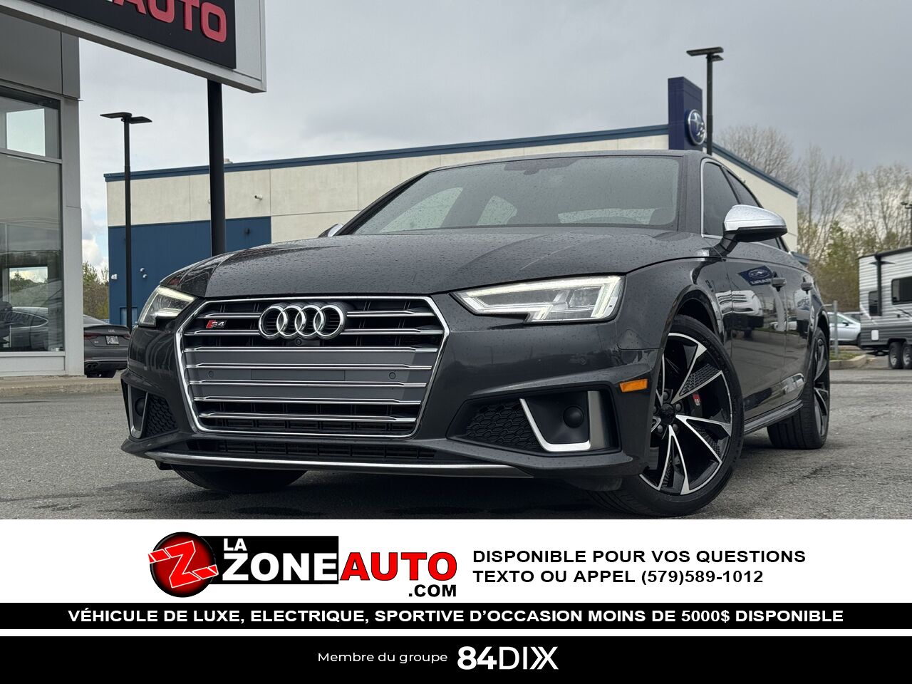 Audi S4 Progressiv 2019 Gris Granby - photo #0