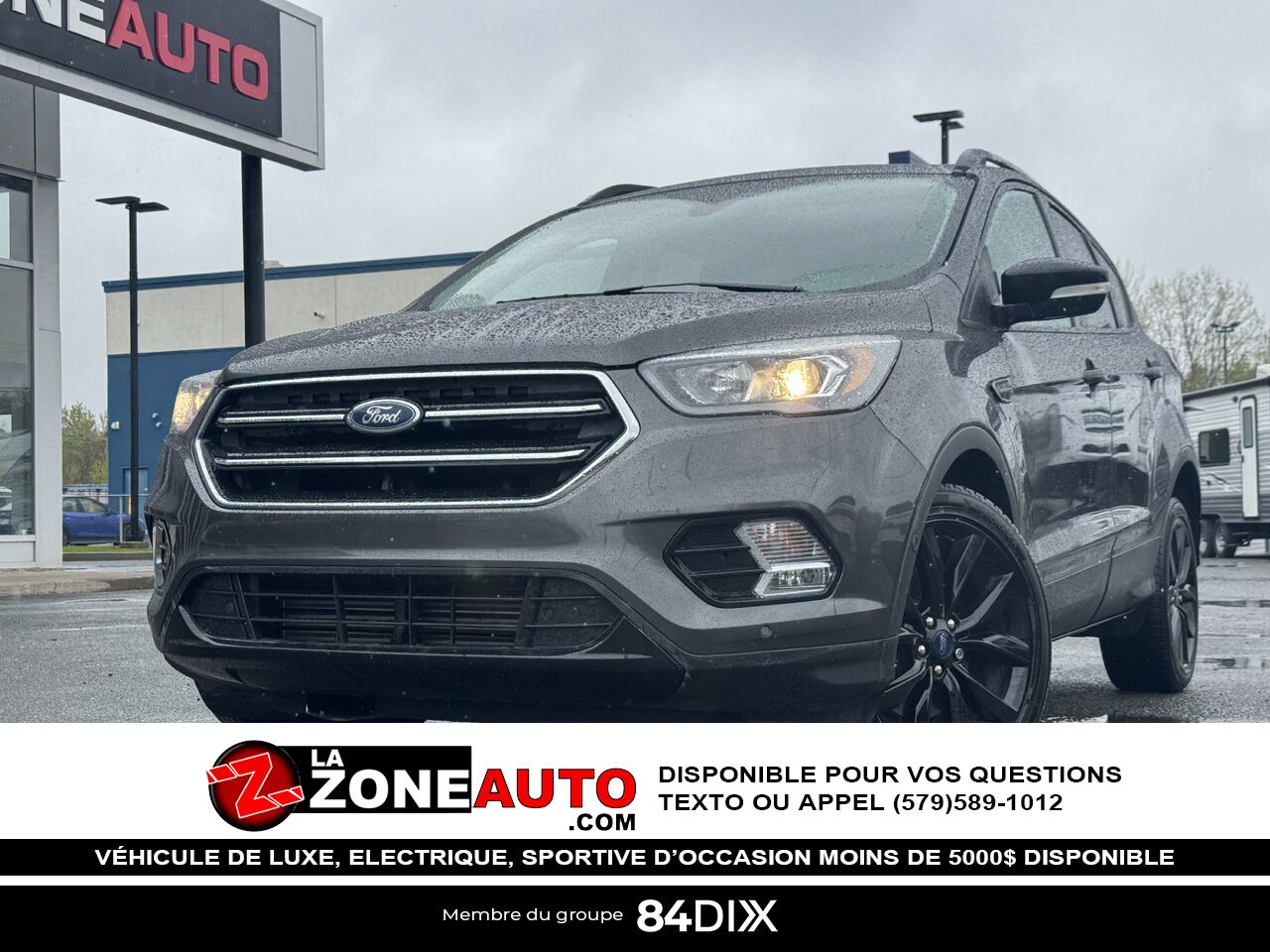 Ford Escape Titanium 2018 Gris Granby - photo #0