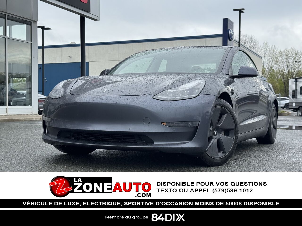 Tesla Model 3 SR+ 2021 Gris Granby - photo #0