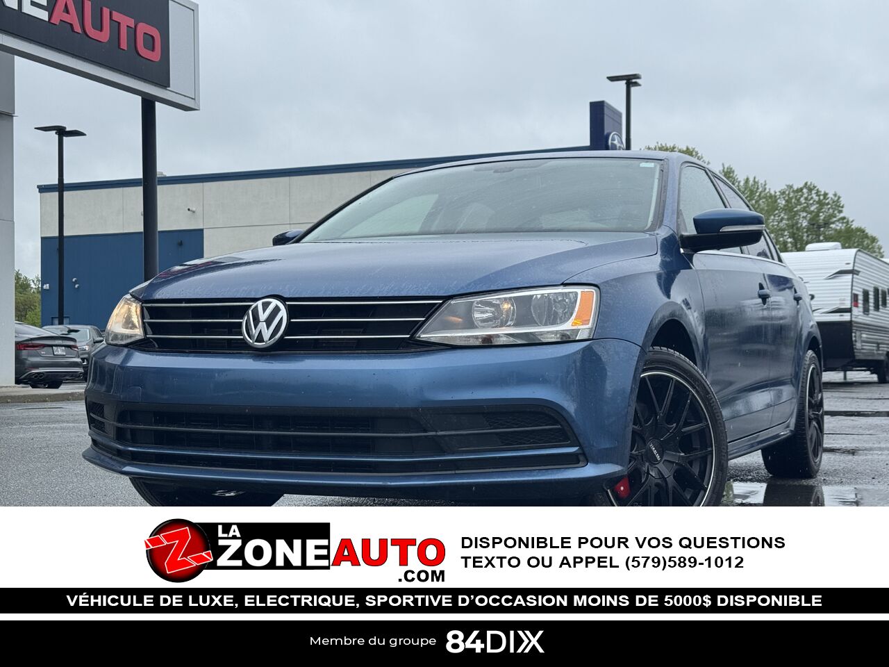 2016 Volkswagen Jetta Comfortline Blue Granby - photo #0