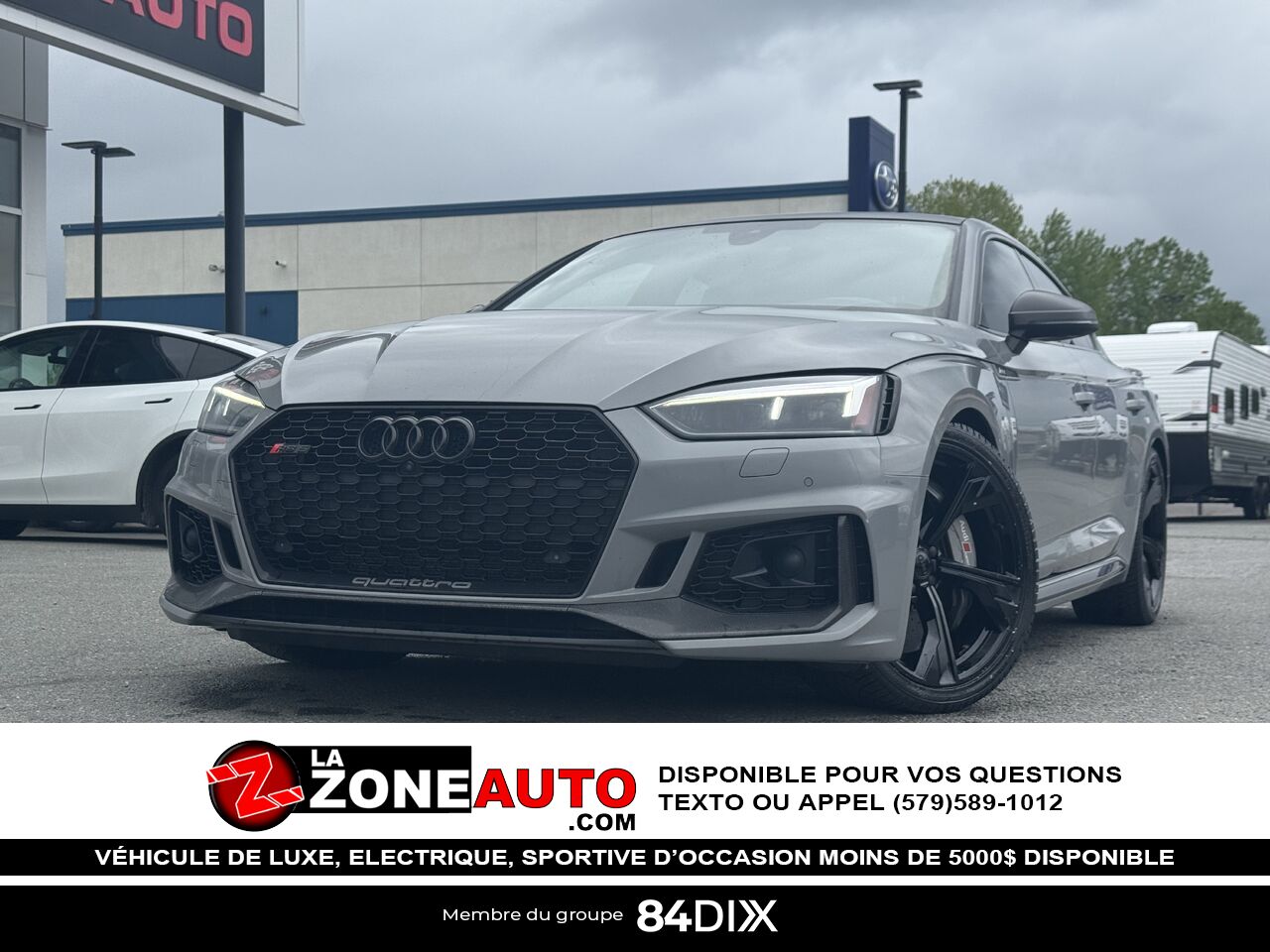Audi RS 5 Sportback 2019 Gris Granby - photo #0