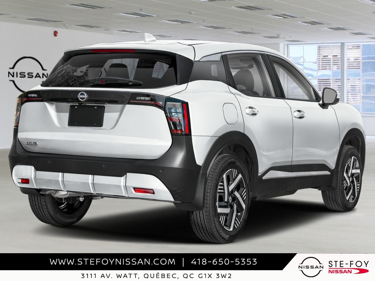 NISSAN Kicks 2026 Blanc d'Aspen triple couche Ste-Foy - photo #1