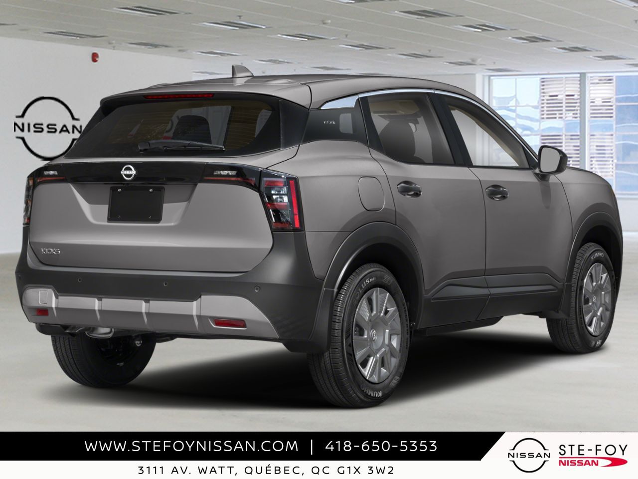 NISSAN Kicks 2026 Gris poudre m&eacute;tallis&eacute; Ste-Foy - photo #1