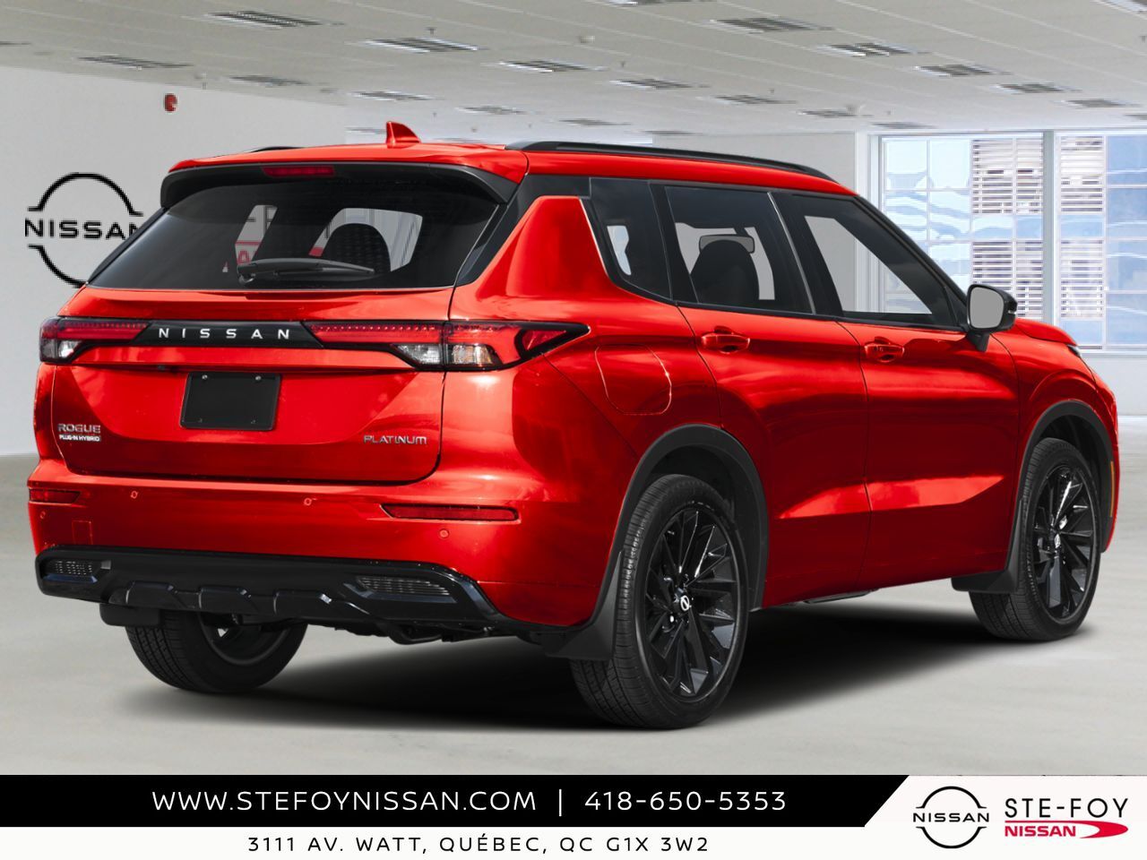 NISSAN Rogue hybride rechargeable 2026 Rouge royal Ste-Foy - photo #2