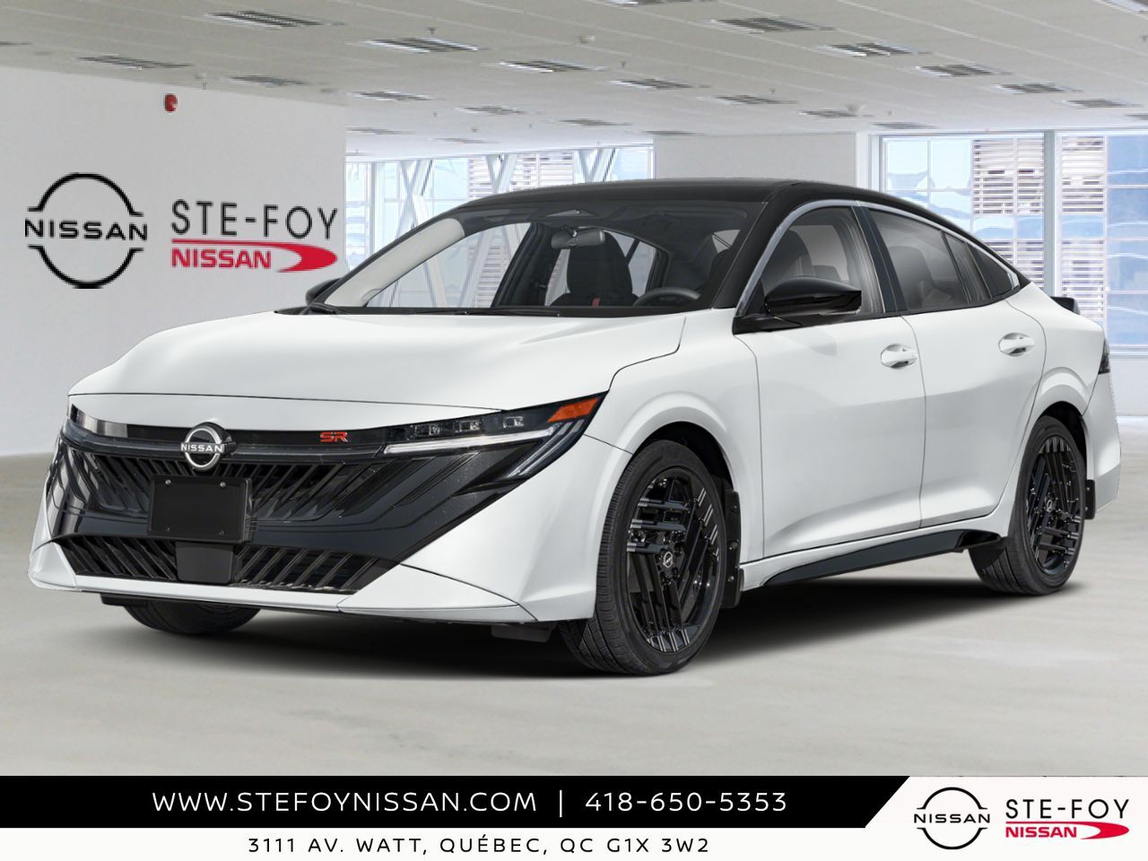 NISSAN Sentra 2026 Blanc d'Aspen triple couche/Noir intense Ste-Foy - photo #0