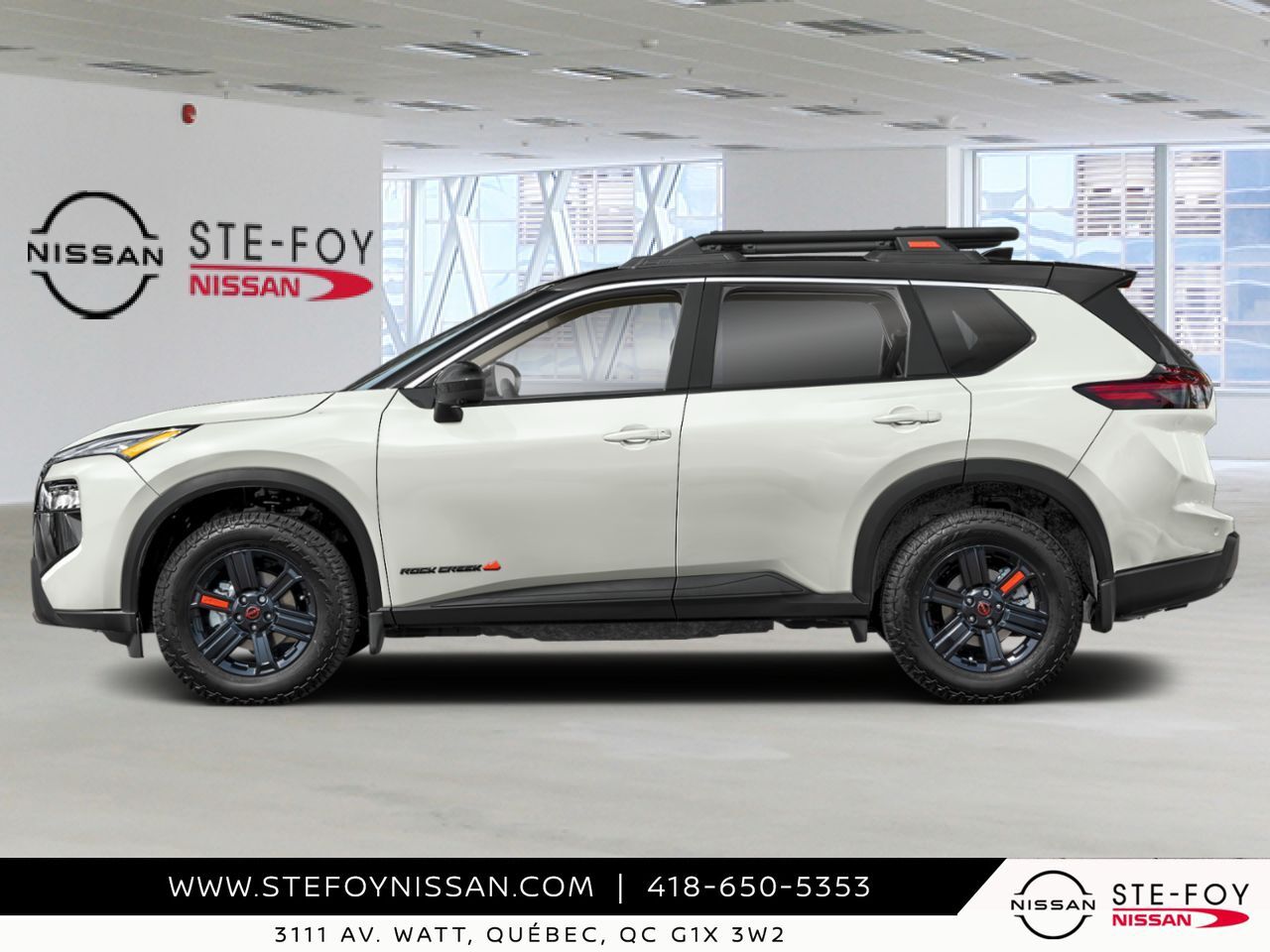 2026 NISSAN Rogue 2-Tone Everest White Tricoat Ste-Foy - photo #2