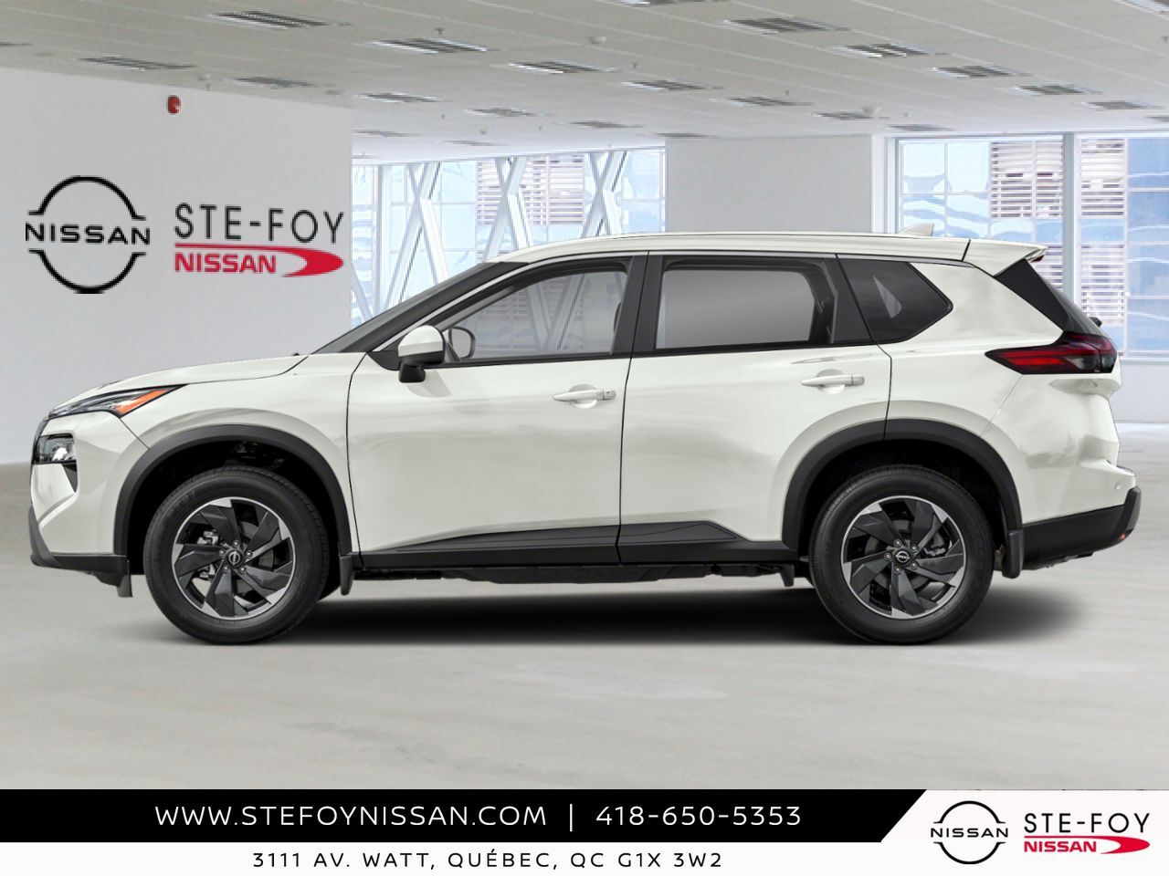 NISSAN Rogue 2026 Blanc Everest nacr&eacute; triple couche Ste-Foy - photo #1