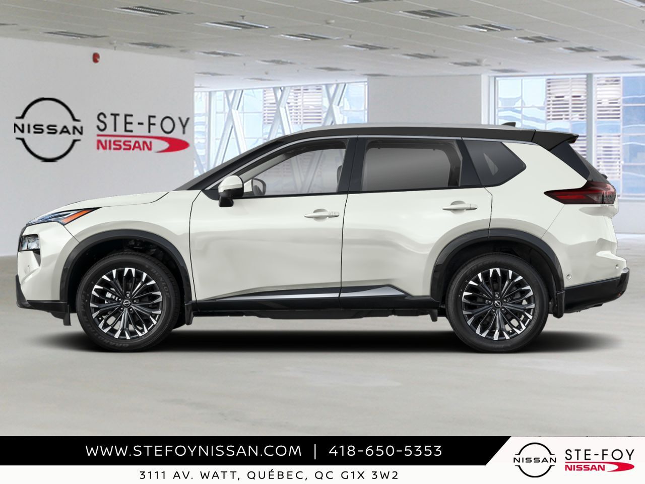 NISSAN Rogue 2026 Blanc Everest triple couche deux tons Ste-Foy - photo #2