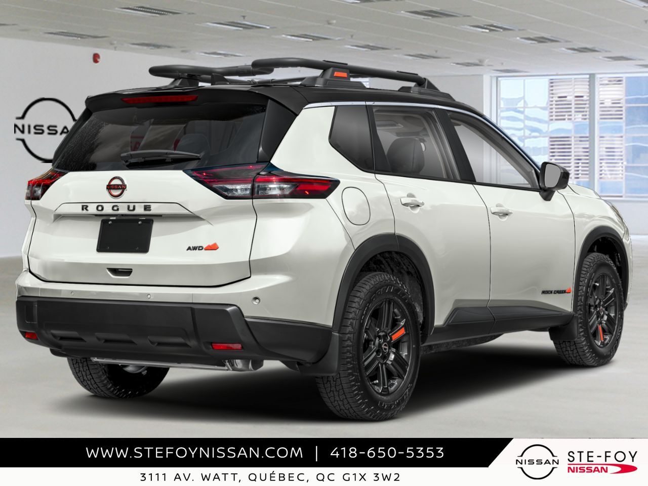 2026 NISSAN Rogue 2-Tone Everest White Tricoat Ste-Foy - photo #1