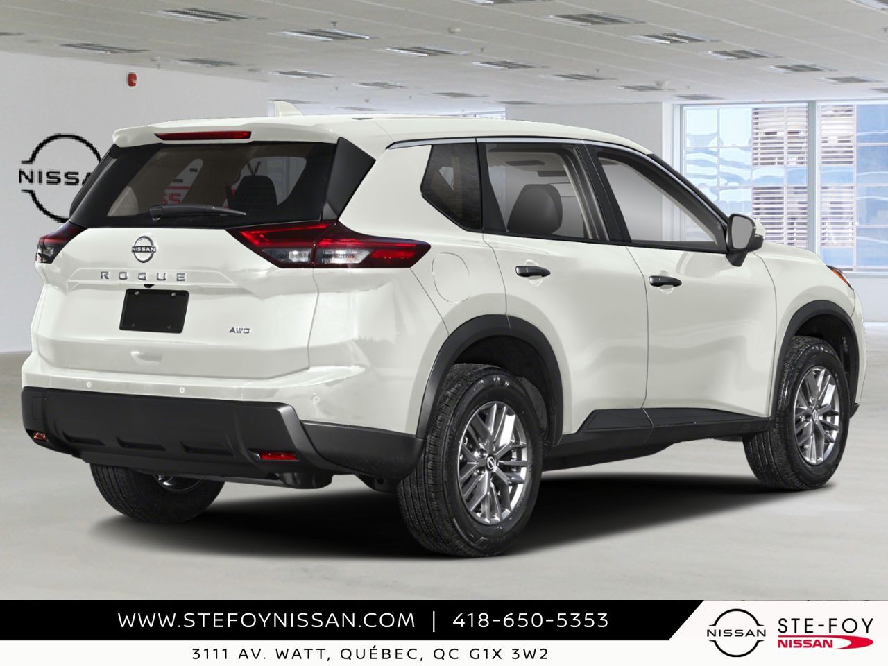 NISSAN Rogue 2026 Blanc Everest nacr&eacute; triple couche Ste-Foy - photo #2