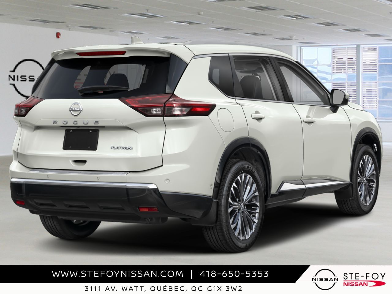 2026 NISSAN Rogue Everest White Tricoat Pearl Ste-Foy - photo #1