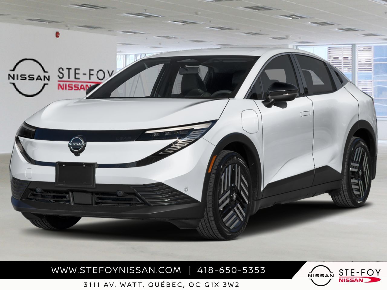 NISSAN LEAF 2026 Blanc Everest nacr&eacute; triple couche Ste-Foy - photo #0