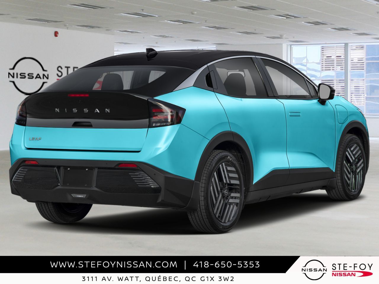 NISSAN LEAF 2026 Bleu turquoise/Noir Ste-Foy - photo #2