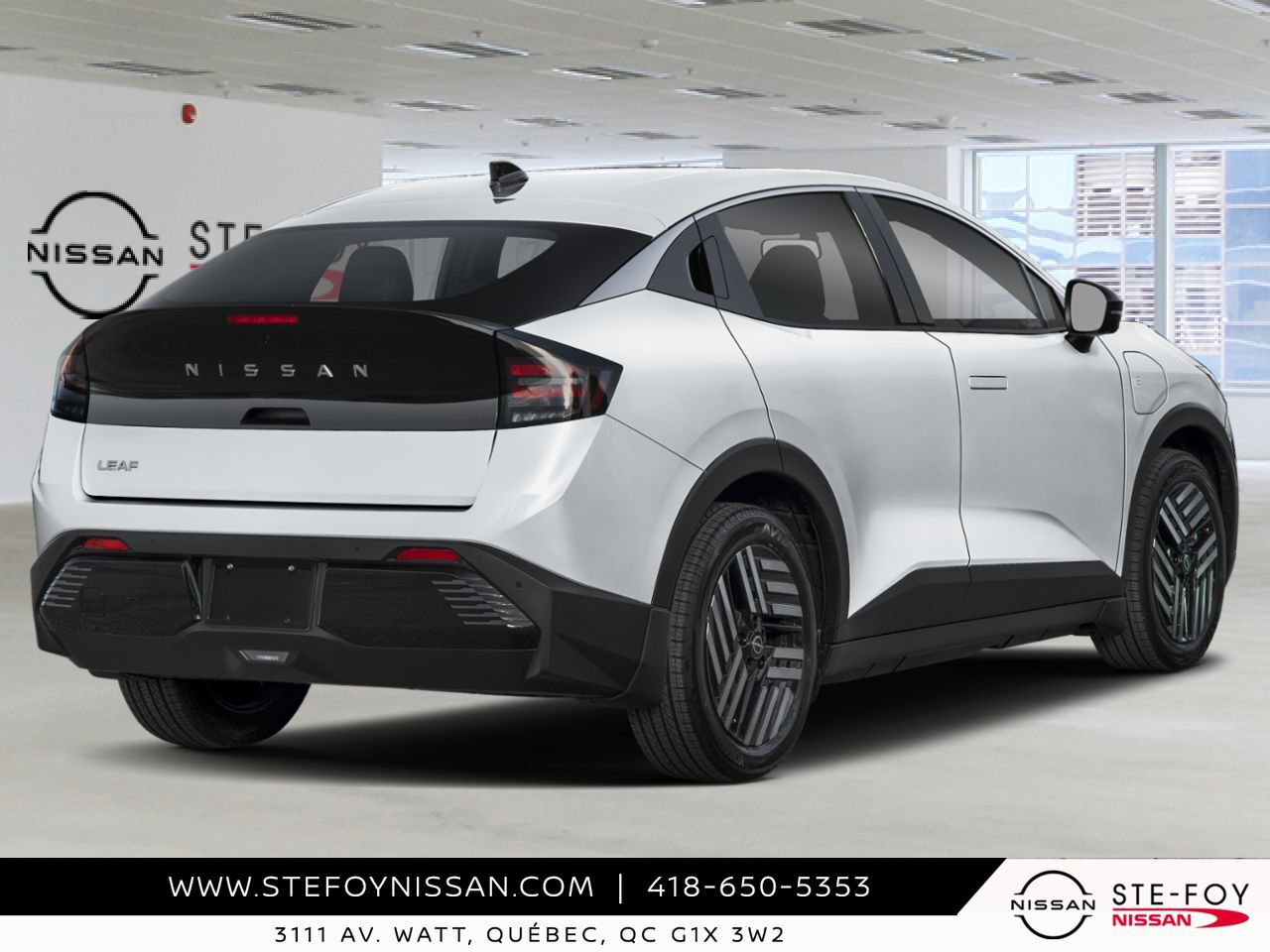 NISSAN LEAF 2026 Blanc Everest nacr&eacute; triple couche Ste-Foy - photo #2