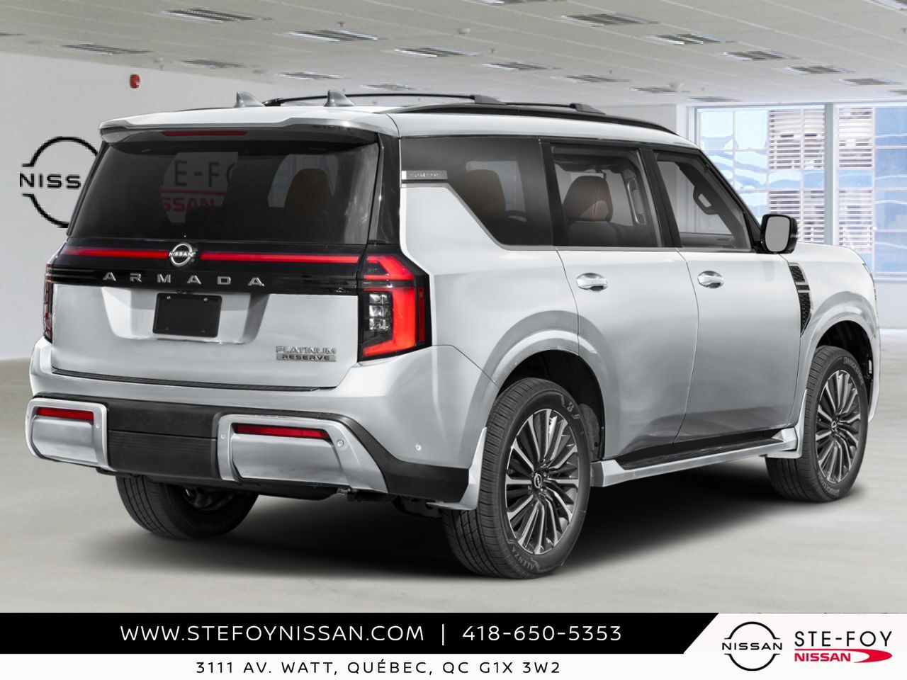 NISSAN Armada 2026 Blanc Everest nacr&eacute; triple couche Ste-Foy - photo #2