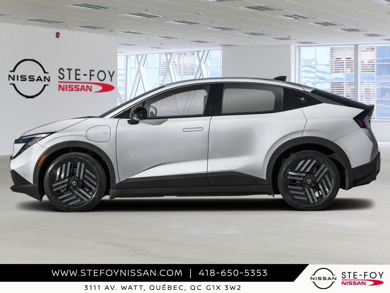 NISSAN LEAF 2026 Blanc Everest nacr&eacute; triple couche Ste-Foy - photo #1