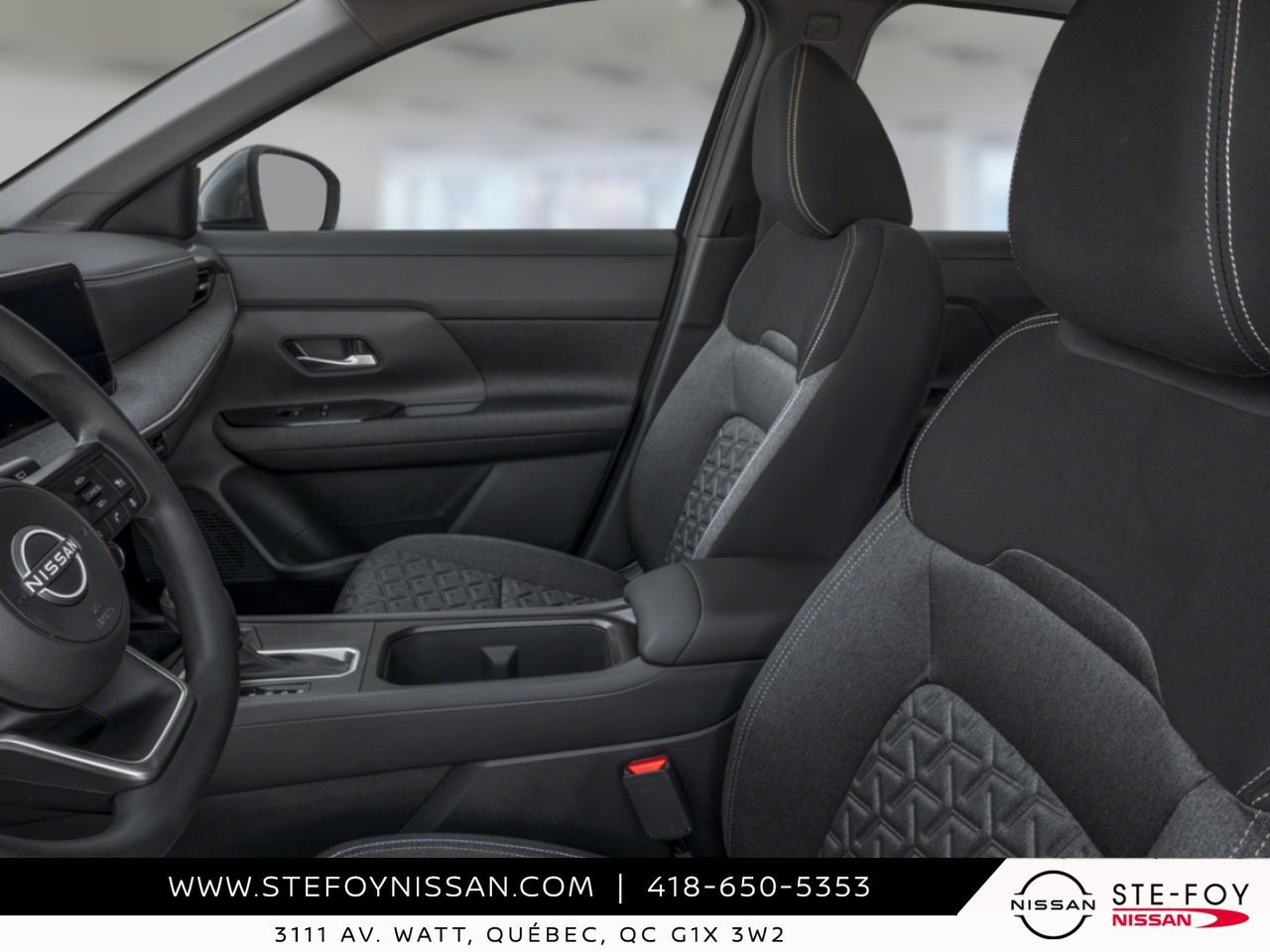 NISSAN Kicks 2026 Blanc d'Aspen triple couche/Noir intense Ste-Foy - photo #10