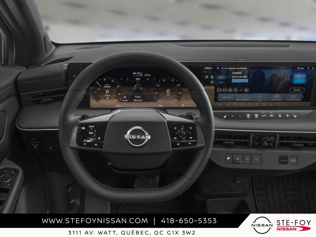 NISSAN LEAF 2026 Blanc Everest nacr&eacute; triple couche Ste-Foy - photo #4