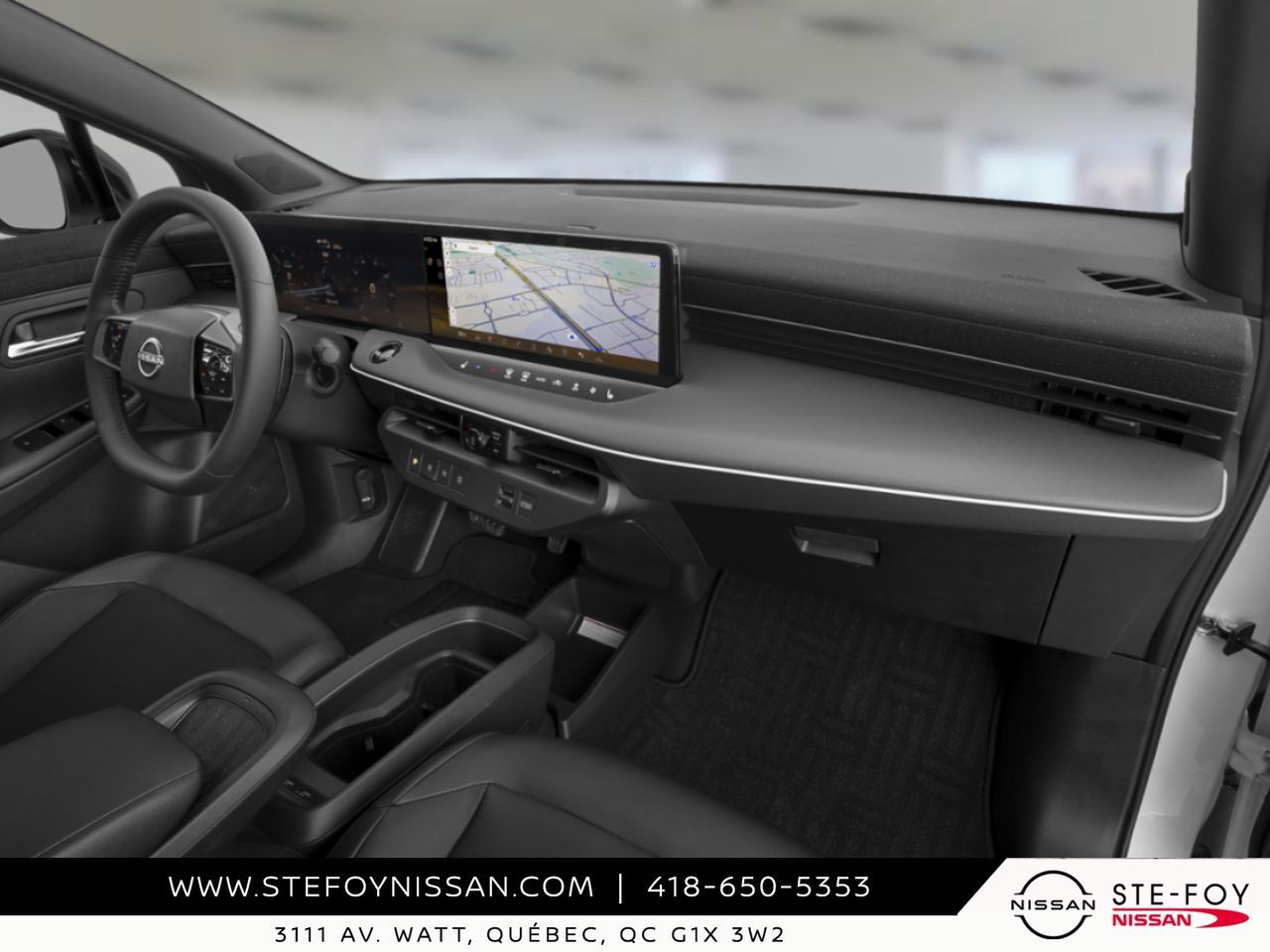 NISSAN LEAF 2026 Blanc Everest nacr&eacute; triple couche Ste-Foy - photo #8