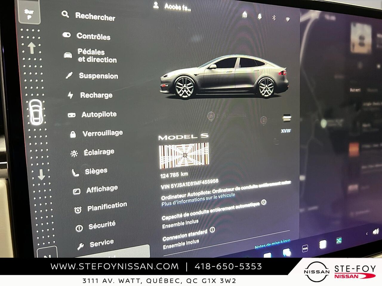 2021 Tesla Model S Black Ste-Foy - photo #12