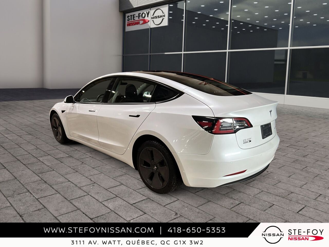 Tesla Model 3 2022 Blanc Ste-Foy - photo #3
