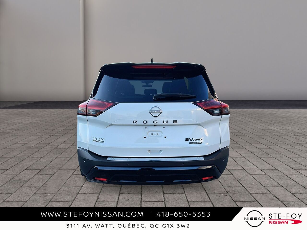2023 Nissan Rogue SV TI &Eacute;dition de minuit White Ste-Foy - photo #2