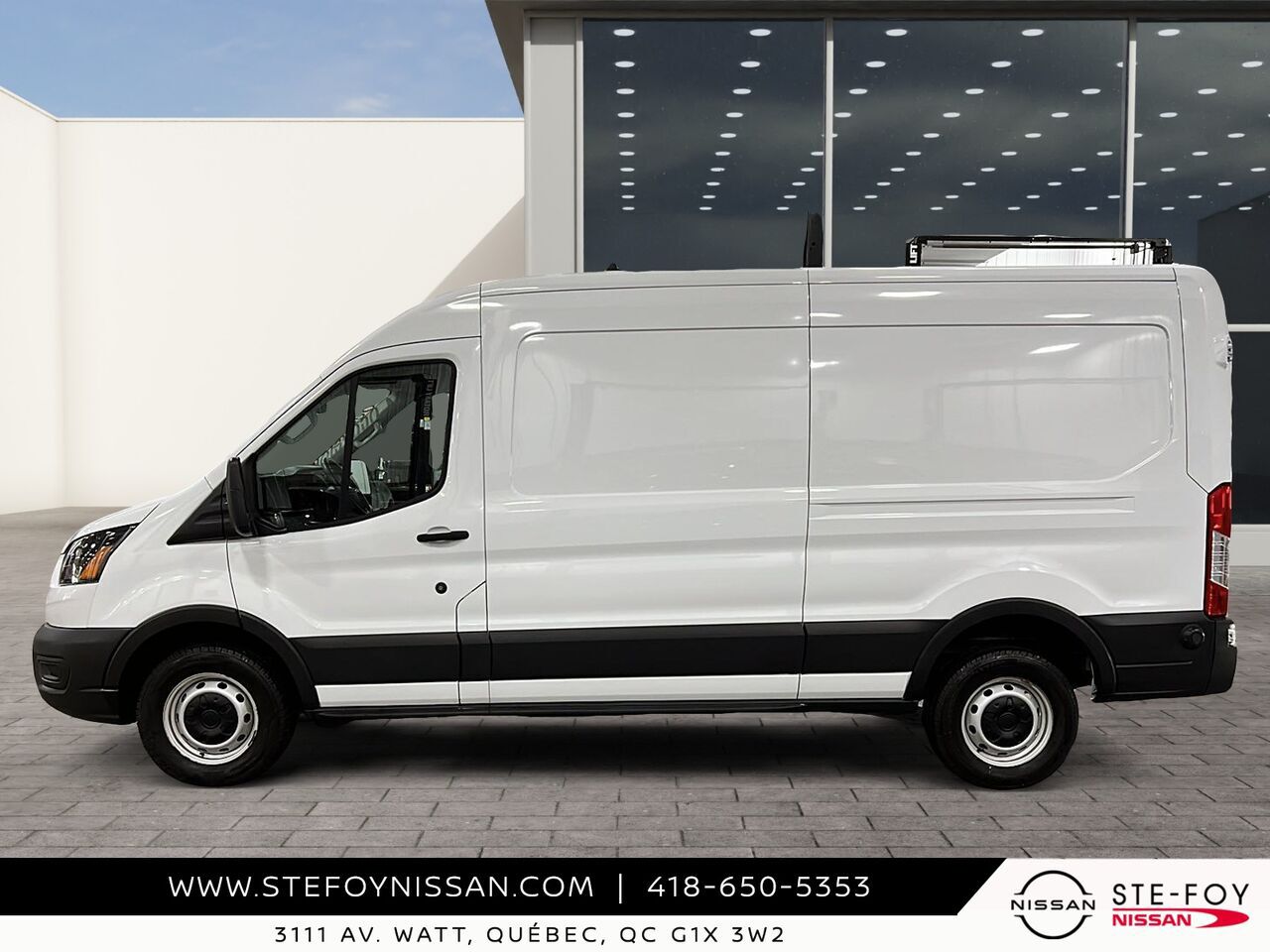 Ford Transit T-250 PA toit moyen 148 po 2024 Blanc Ste-Foy - photo #4