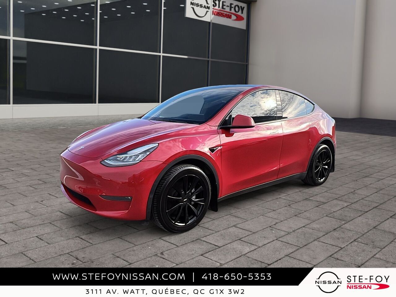 2022 Tesla Model Y TI LONG RANGE Red Ste-Foy - photo #0