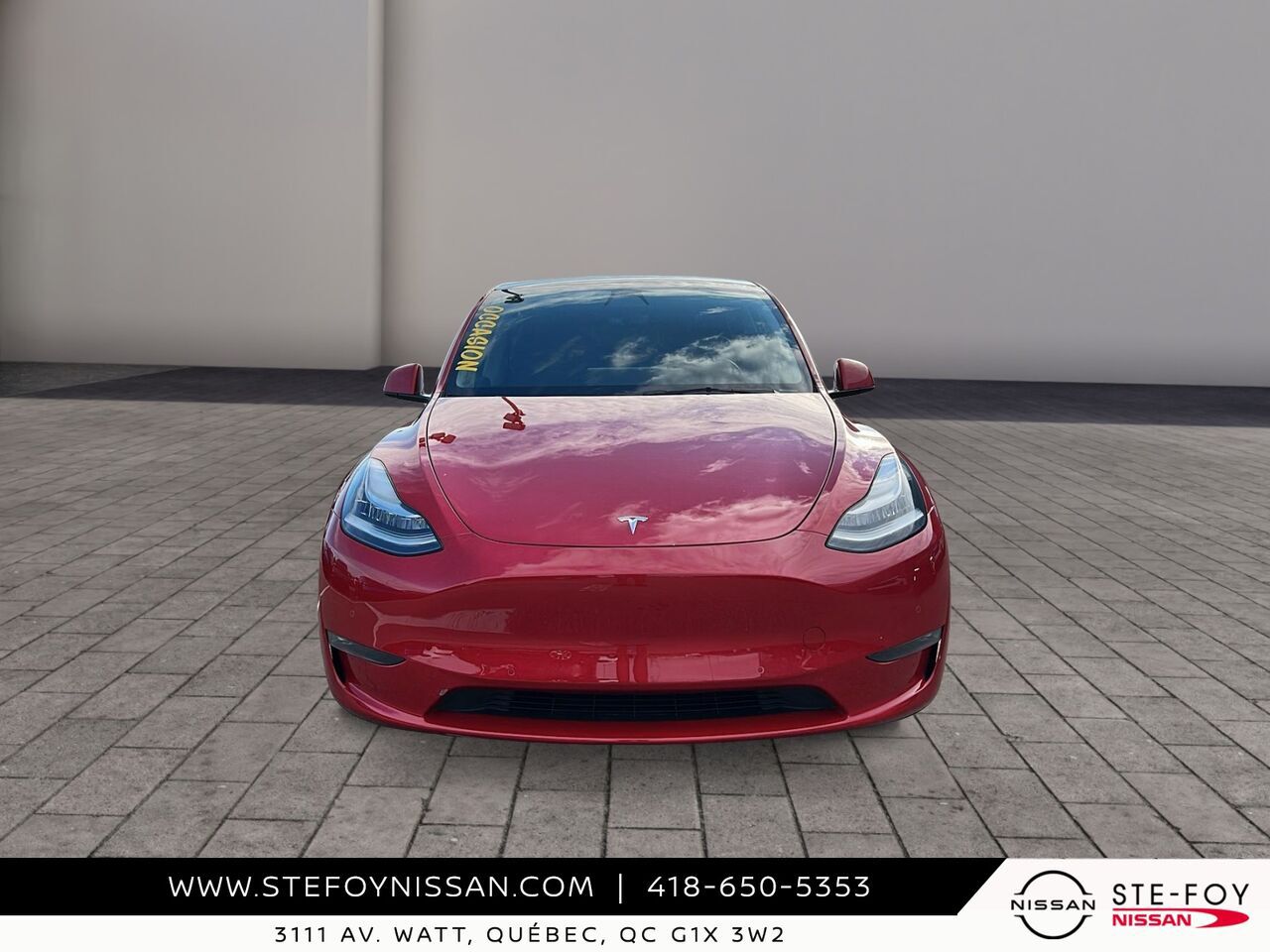 2022 Tesla Model Y TI LONG RANGE Red Ste-Foy - photo #1