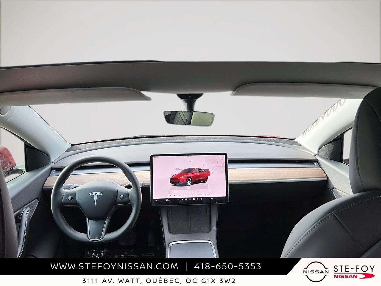 2022 Tesla Model Y TI LONG RANGE Red Ste-Foy - photo #9
