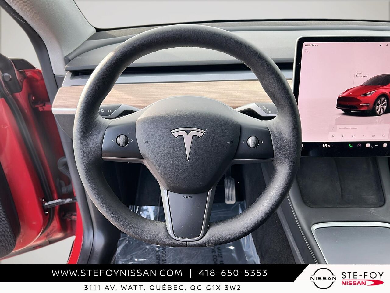2022 Tesla Model Y TI LONG RANGE Red Ste-Foy - photo #11