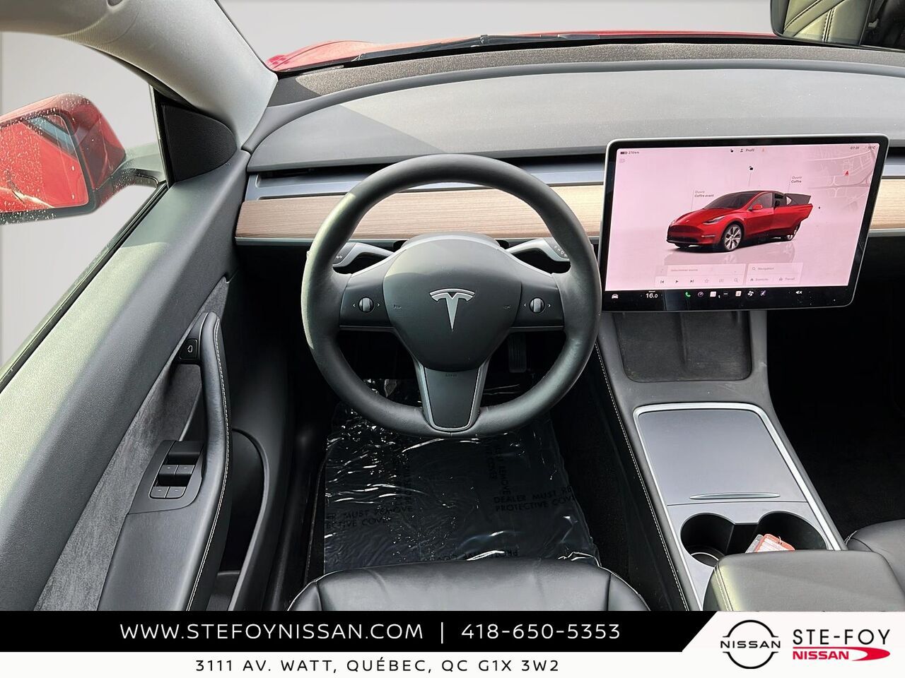 2022 Tesla Model Y TI LONG RANGE Red Ste-Foy - photo #13
